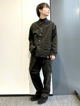 「BEAMS LIGHTS」｜「アイテム（ノーカラージャケット）」を使った、BEAMS LIGHTS Mensさん（メンズ・171cm）の秋コーディネート