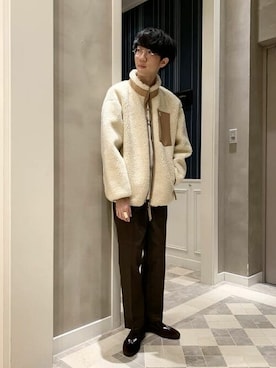 「tricker's」｜「アイテム（ブルゾン）」を使った、BEAMS LIGHTS Mensさん（メンズ・174cm）の秋コーディネート