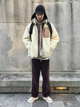 「BEAMS LIGHTS」｜「アイテム（ブルゾン）」を使った、BEAMS LIGHTS Mensさん（メンズ・183cm）の秋コーディネート