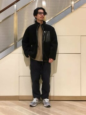 「BEAMS LIGHTS」｜「アイテム（ブルゾン）」を使った、BEAMS LIGHTS Mensさん（メンズ・166cm）の秋コーディネート