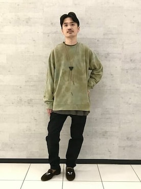 「tricker's」｜「アイテム（アクセサリー）」を使った、BEAMS LIGHTS Mensさん（メンズ・174cm）の冬コーディネート