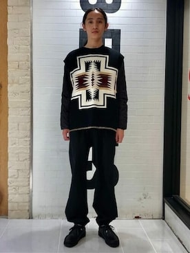 「WOOLRICH（ウールリッチ）のアイテム（ジャケット/アウター）」を使った、BEAMS LIGHTS Mensさん（メンズ・170cm）の冬コーディネート