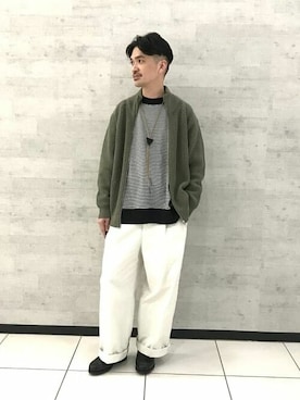 「BEAMS LIGHTS」｜「アイテム（アクセサリー）」を使った、BEAMS LIGHTS Mensさん（メンズ・174cm）の冬コーディネート