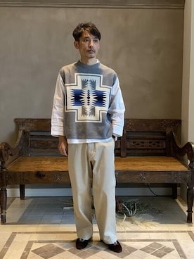 BEAMS LIGHTS Mensさん（メンズ・176cm）の春コーディネート