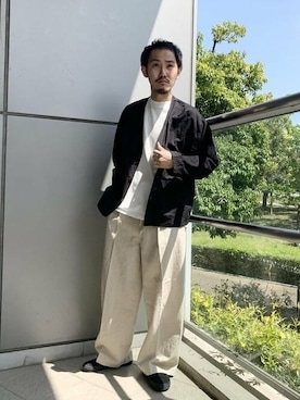 BEAMS LIGHTS Mensさん（メンズ・175cm）の春コーディネート