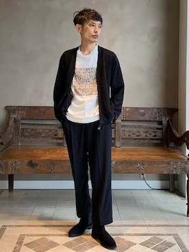 BEAMS LIGHTS Mensさん（メンズ・177cm）の冬コーディネート