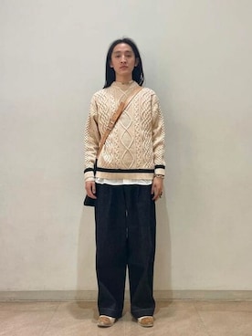 BEAMS LIGHTS Mensさん（メンズ・170cm）の冬コーディネート