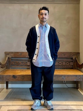 BEAMS LIGHTS Mensさん（メンズ・171cm）の冬コーディネート