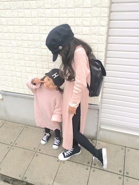 hina☆himaさん(キッズ・90cm)の冬コーディネート