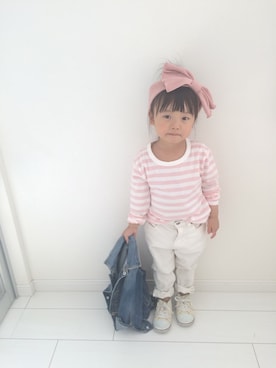 hina☆himaさん（キッズ・90cm）の春コーディネート