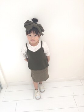 hina☆himaさん（キッズ・90cm）の春コーディネート