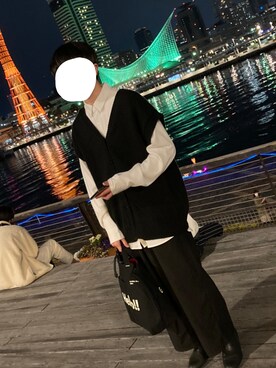 「HusHusH（ハッシュアッシュ）のアイテム」を使った、machamachaharuさん（メンズ・164cm）の春コーディネート