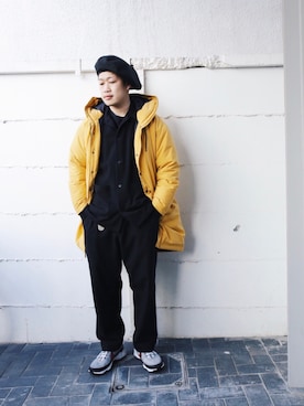「Down Jacket 」｜THE COMMON TEMPO 原宿店さん（メンズ・172cm）の冬コーディネート