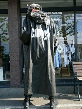 「vetements」｜「アイテム（ナイロンジャケット）」を使った、YOSHIMIさん（メンズ・165cm）の春コーディネート