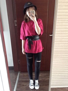 mcxhedさん（レディース・160cm）の春コーディネート