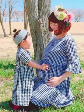 「OLIVE des OLIVE（オリーブデオリーブ）のアイテム」を使った、ちょぴまるさん（キッズ・90cm）の春コーディネート