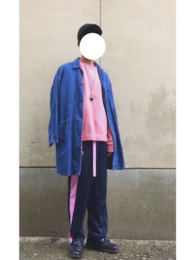 「SEVENDAYS=SUNDAY（セブンデイズサンデイ）のアイテム（デニムジャケット）」を使った、sayoさん（メンズ・178cm）の冬コーディネート