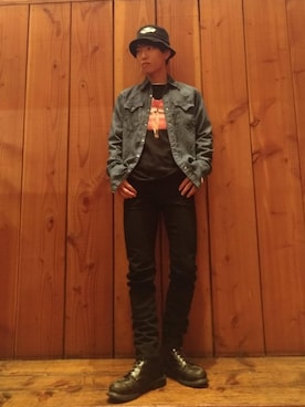 百井 涼太さん（メンズ・171cm）の春コーディネート