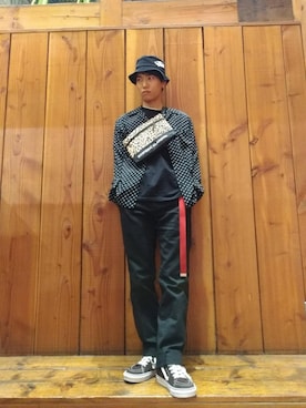 百井 涼太さん（メンズ・171cm）の春コーディネート