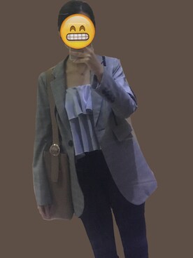 「mint（ミント）のアイテム（フォーマルスーツ/小物）」を使った、萌你个八八さん（レディース・158cm）の冬コーディネート