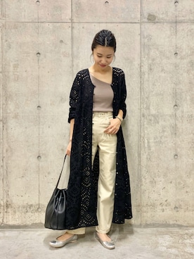 「モナーム」｜アサミさん（レディース・163cm）の秋コーディネート