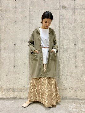 「MASSAUA（マッサワ）のアイテム」を使った、アサミさん（レディース・163cm）の秋コーディネート