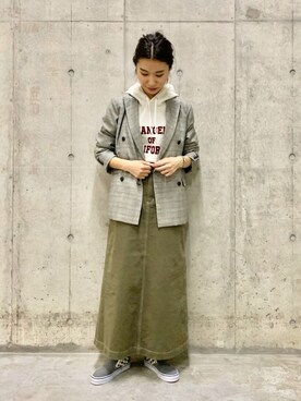 アサミさん（レディース・163cm）の秋コーディネート