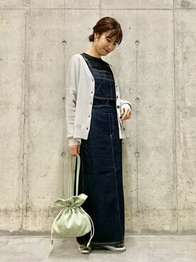 「スタッフセンバツ」｜「アイテム（バレエシューズ）」を使った、アサミさん（レディース・163cm）の春コーディネート