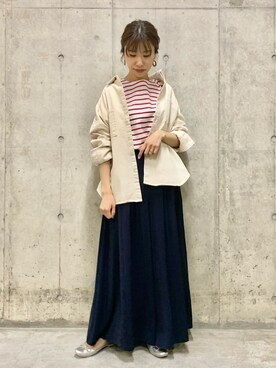 アサミさん（レディース・163cm）の春コーディネート