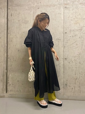 「アイテム（ブレスレット）」を使った、ツンさん（レディース・159cm）の春コーディネート