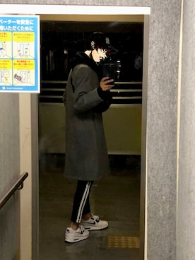 「KANGOL（カンゴール）のアイテム（パンツ）」を使った、フェイさん（メンズ・178cm）の秋コーディネート