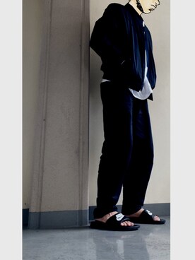 「GAP（ギャップ）のアイテム（ブルゾン）」を使った、フェイさん（メンズ・178cm）の秋コーディネート