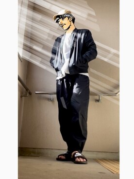「GAP（ギャップ）のアイテム（ブルゾン）」を使った、フェイさん（メンズ・178cm）の秋コーディネート