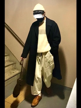 「CIAOPANIC TYPY（チャオパニックティピー）のアイテム（帽子）」を使った、フェイさん（メンズ・178cm）の冬コーディネート