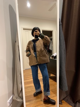 「リーバイス」｜Echo Zhaoさん（レディース・153cm）の春コーディネート