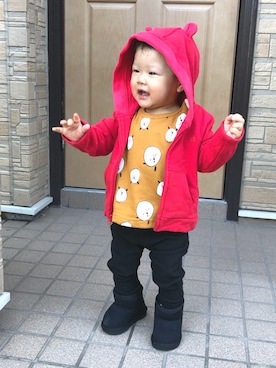 senaさん（キッズ・80cm）の秋コーディネート