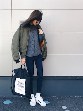 asammyさん（レディース・170cm）の冬コーディネート