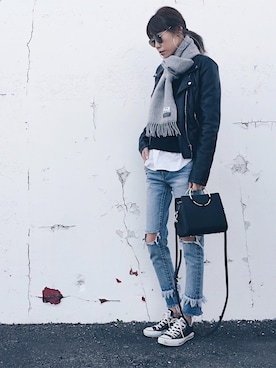 asammyさん（レディース・170cm）の冬コーディネート