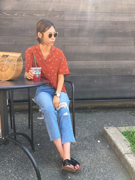 asammyさん（レディース・170cm）の夏コーディネート