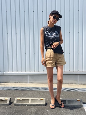 asammyさん（レディース・170cm）の夏コーディネート