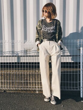 asammyさん（レディース・170cm）の春コーディネート