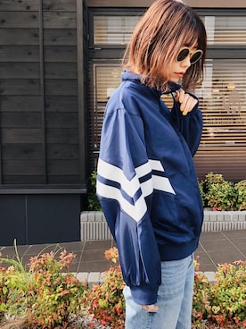 「ストリート服が好き」｜「アイテム（マウンテンパーカー）」を使った、asammyさん（レディース・170cm）の秋コーディネート