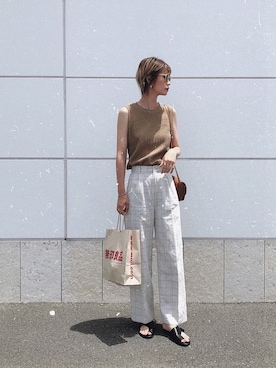 asammyさん（レディース・170cm）の夏コーディネート
