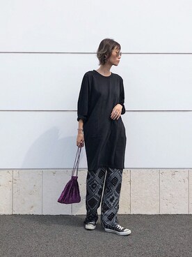 「reca（レカ）のアイテム（ワンピース/ドレス）」を使った、asammyさん（レディース・170cm）の秋コーディネート
