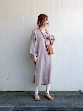 「reca（レカ）のアイテム（レッグウェア）」を使った、asammyさん（レディース・170cm）の春コーディネート