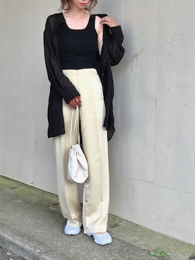 「CLEA（クレア）のアイテム（トップス）」を使った、asammyさん（レディース・170cm）の夏コーディネート