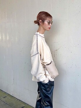 「AS KNOW AS PINKY（アズノゥアズピンキー）のアイテム」を使った、asammyさん（レディース・170cm）の秋コーディネート