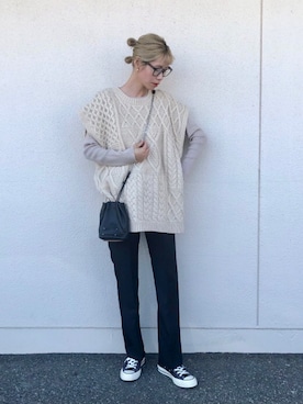 「Sig FREAK'S STORE（シグフリークスストア）のアイテム」を使った、asammyさん（レディース・170cm）の春コーディネート