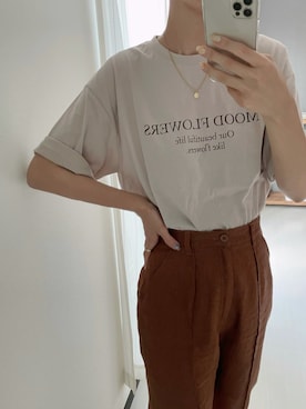 「CLEA（クレア）のアイテム（トップス）」を使った、asammyさん（レディース・170cm）の夏コーディネート