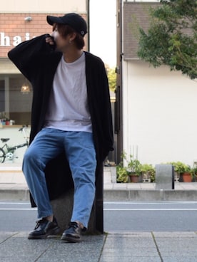 「アイテム（ピアス（片耳用））」を使った、ゆさん（メンズ・172cm）の秋コーディネート